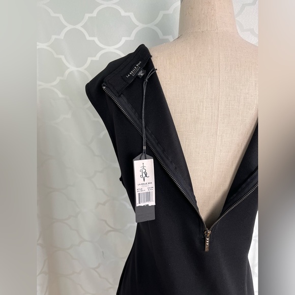 NWT LA BELLE ROC | black dress Size XL New Stretch Sexy - Picture 8 of 15